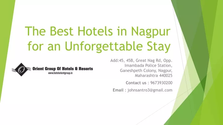 the best hotels in nagpur for an unforgettable stay