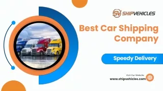 Best Car shipping company | Ship Vehicles