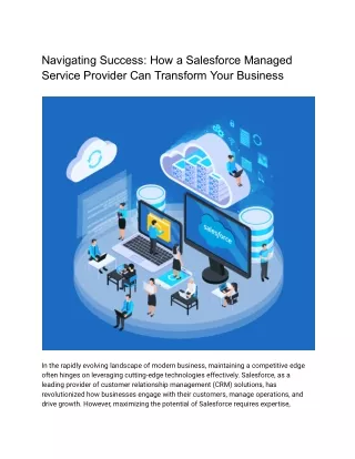 Navigating Success_ How a Salesforce Managed Service Provider Can Transform Your Business