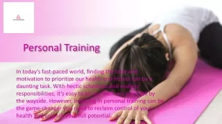 Best  personal Training in Singapore