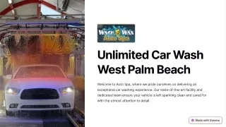 Unlimited Car Wash West Palm Beach