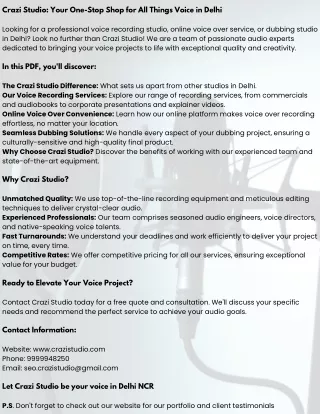 crazi studio your one stop shop for all things