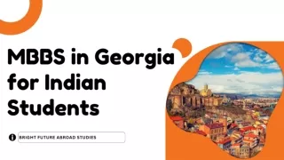 MBBS in Georgia for Indian Students