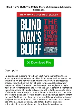 read ❤️(✔️pdf✔️) Blind Man's Bluff: The Untold Story of American Submarine Esp