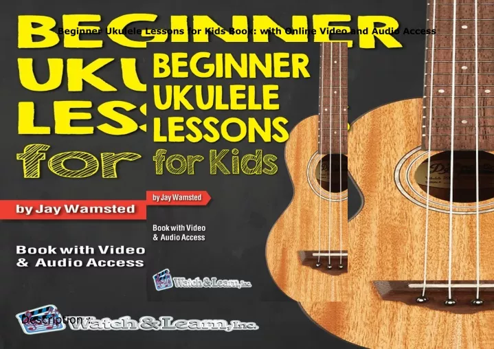 beginner ukulele lessons for kids book with