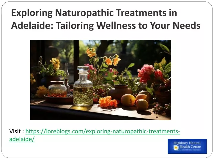 exploring naturopathic treatments in adelaide