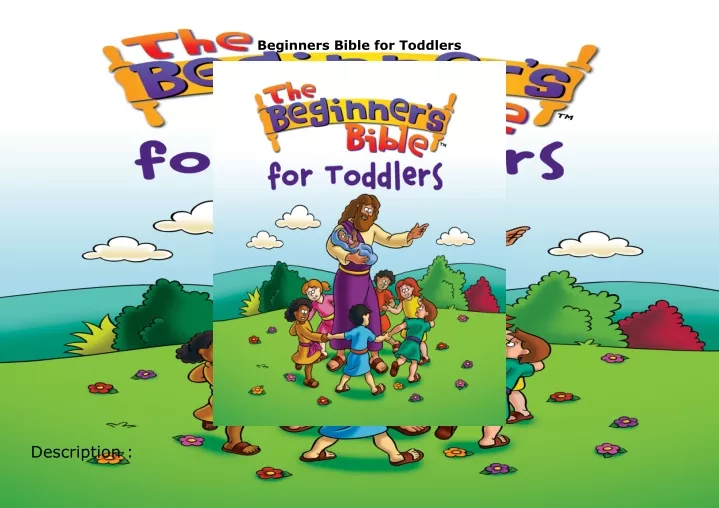 beginners bible for toddlers