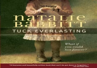 [DOWNLOAD]⚡️PDF✔️ Tuck Everlasting