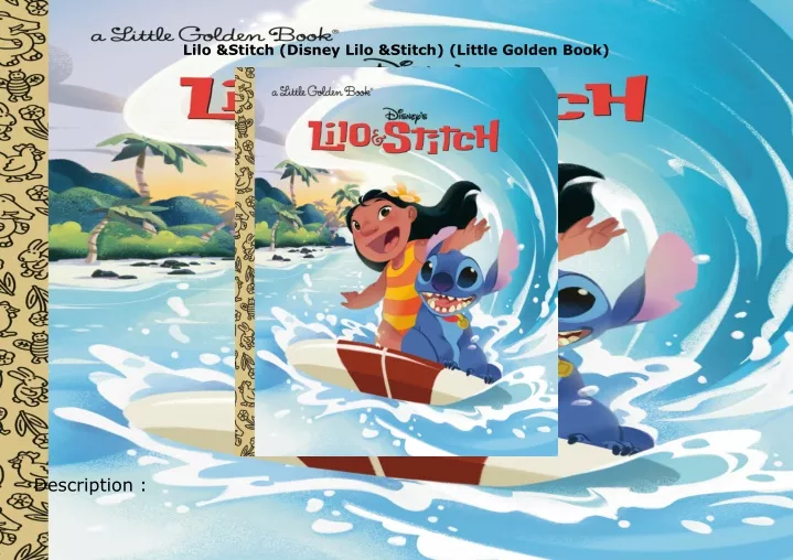 lilo stitch disney lilo stitch little golden book