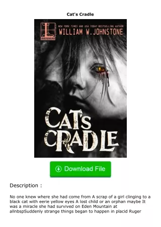 [PDF]❤READ⚡ Cat's Cradle