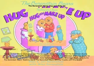 ❤download The Berenstain Bears Hug and Make Up