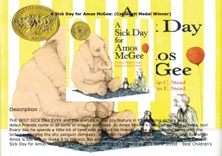 Download⚡️PDF❤️ A Sick Day for Amos McGee: (Caldecott Medal Winner)