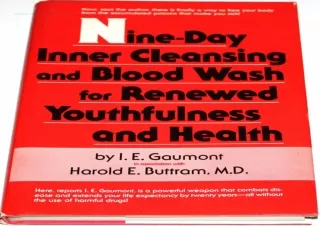 ❤ PDF/READ ⚡/DOWNLOAD  Nine-Day Inner Cleansing and Blood Wash fo