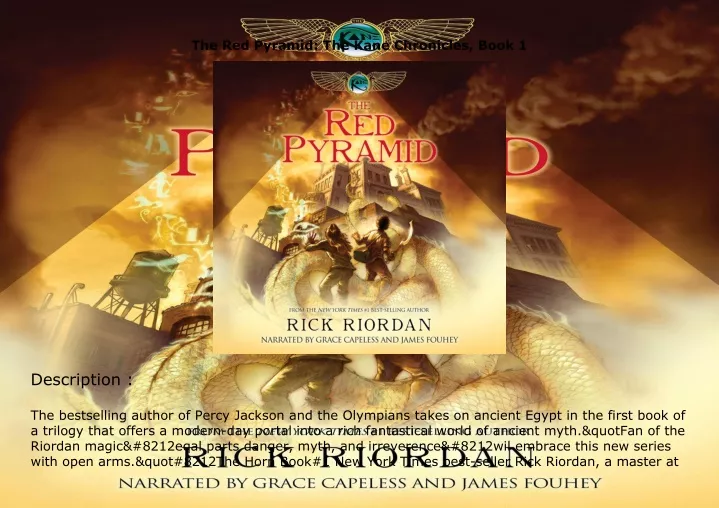 the red pyramid the kane chronicles book 1
