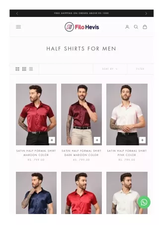New Latest Half Sleeve Shirts for Men in Delhi