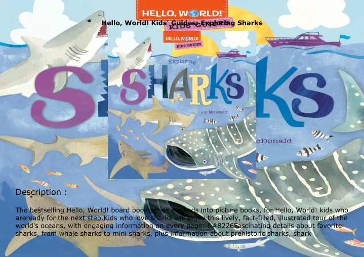 hello world kids guides exploring sharks