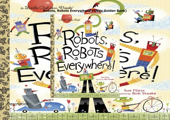 robots robots everywhere little golden book