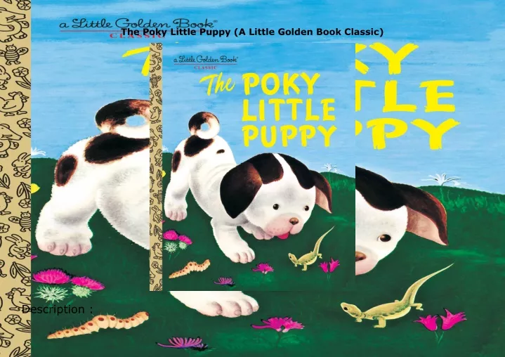 the poky little puppy a little golden book classic