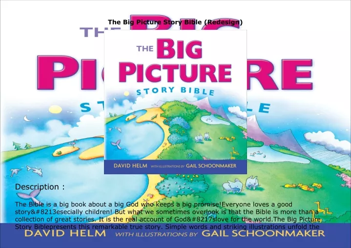 the big picture story bible redesign