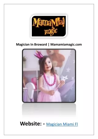 Magician Miami Fl | Mamamiamagic.com