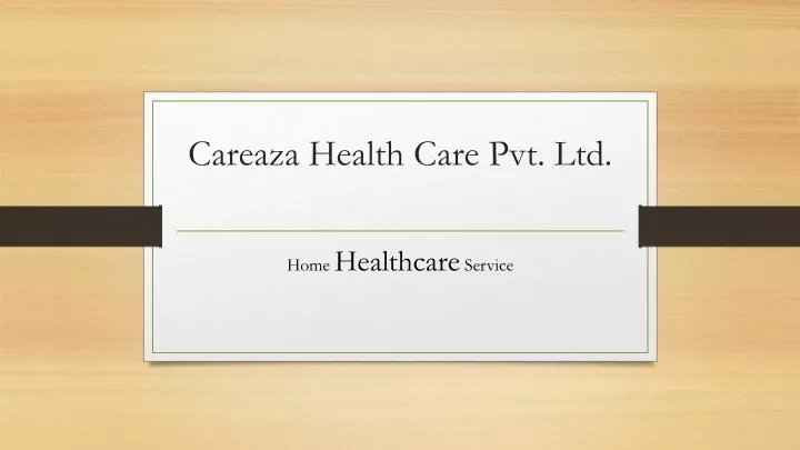 careaza health care pvt ltd