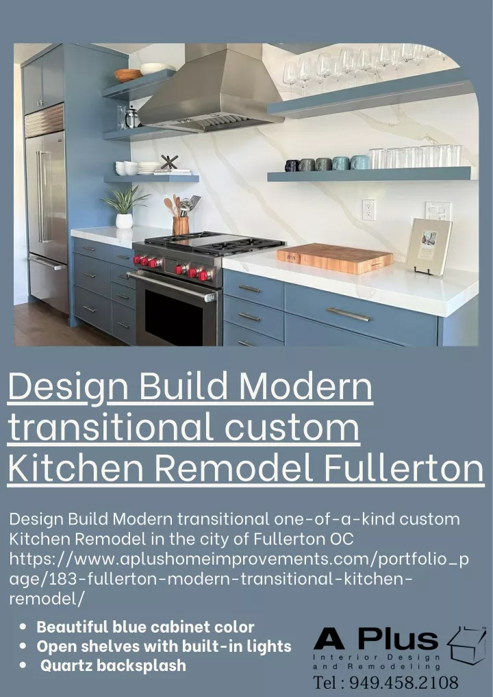 design build modern transitional custom kitchen