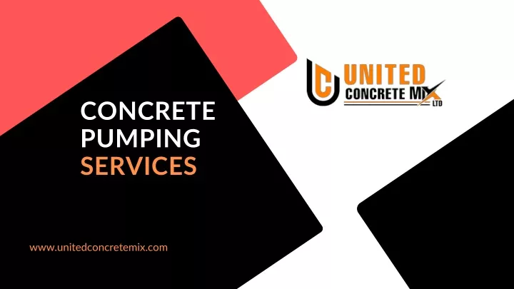 concrete pumping services