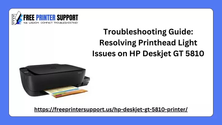 troubleshooting guide resolving printhead light