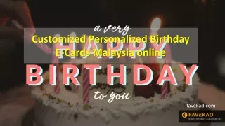 Customized Personalized Birthday Cards Malaysia online