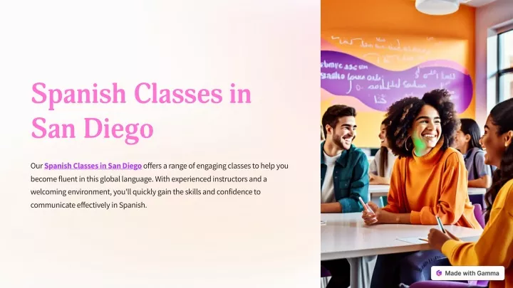 spanish classes in san diego