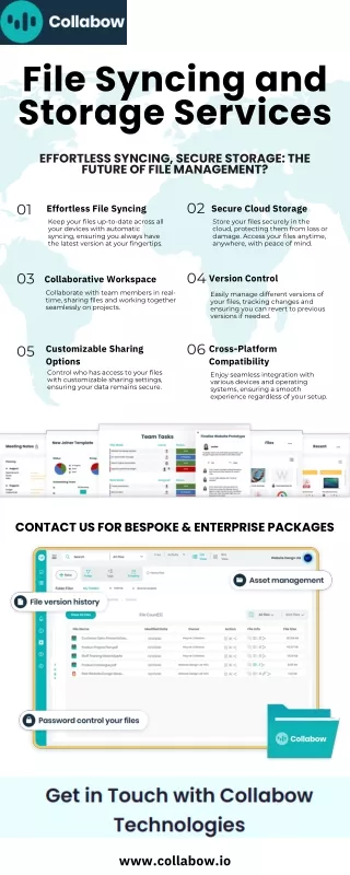 File Syncing and Storage Services | Collabow.io Cloud Storage
