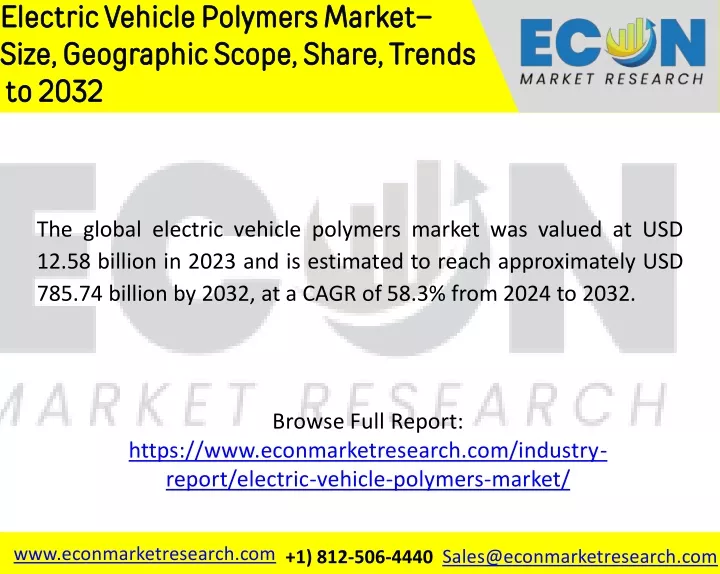 electric vehicle polymers market size geographic