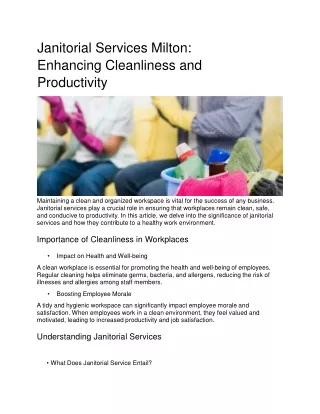 Janitorial-Services-Milton_-Enhancing-Cleanliness-and-Productivity