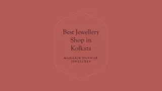 Best Jewellery Shop in Kolkata