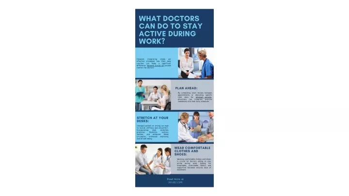 what doctors can do to stay active during work