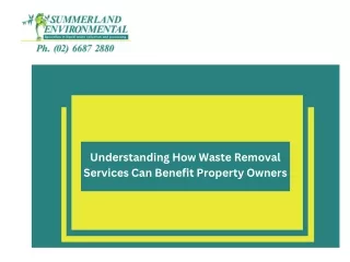 Understanding How Waste Removal Services Can Benefit Property Owners