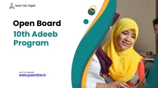 How Does the 10th Adeeb Program Support Student Development?