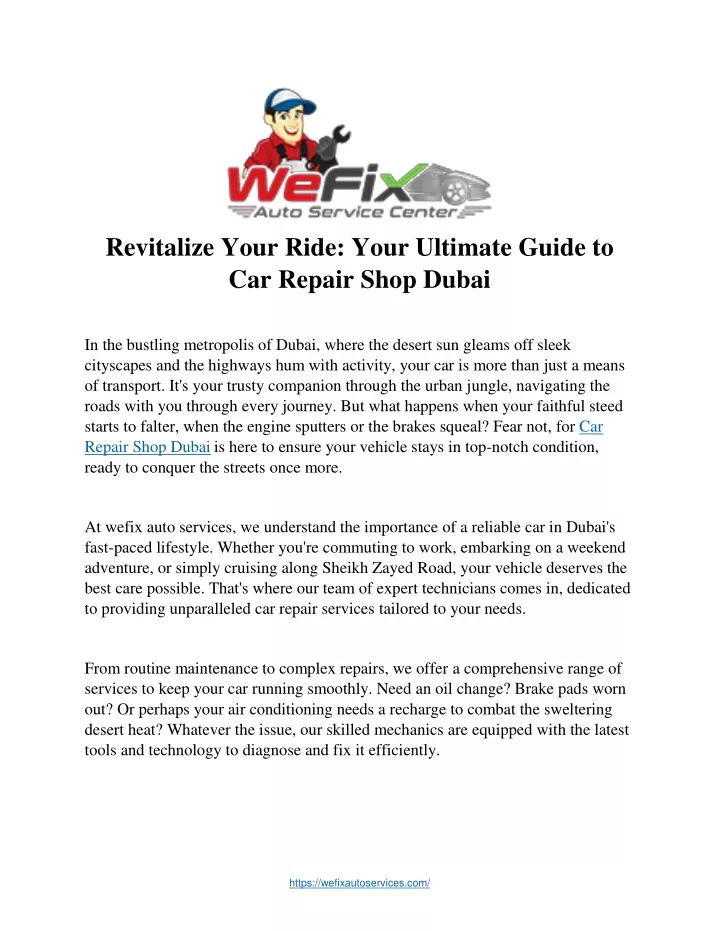 revitalize your ride your ultimate guide