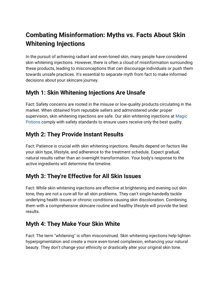 combating misinformation myths vs facts about