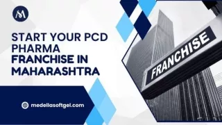 Start Your PCD Pharma Franchise in Maharashtra