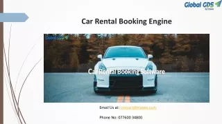 Car Rental Booking Engine
