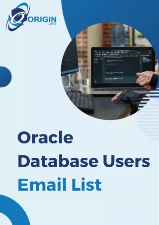 Oracle Database Users Email List