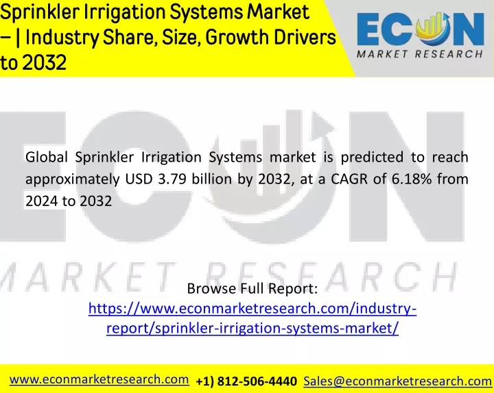 sprinkler irrigation systems market industry