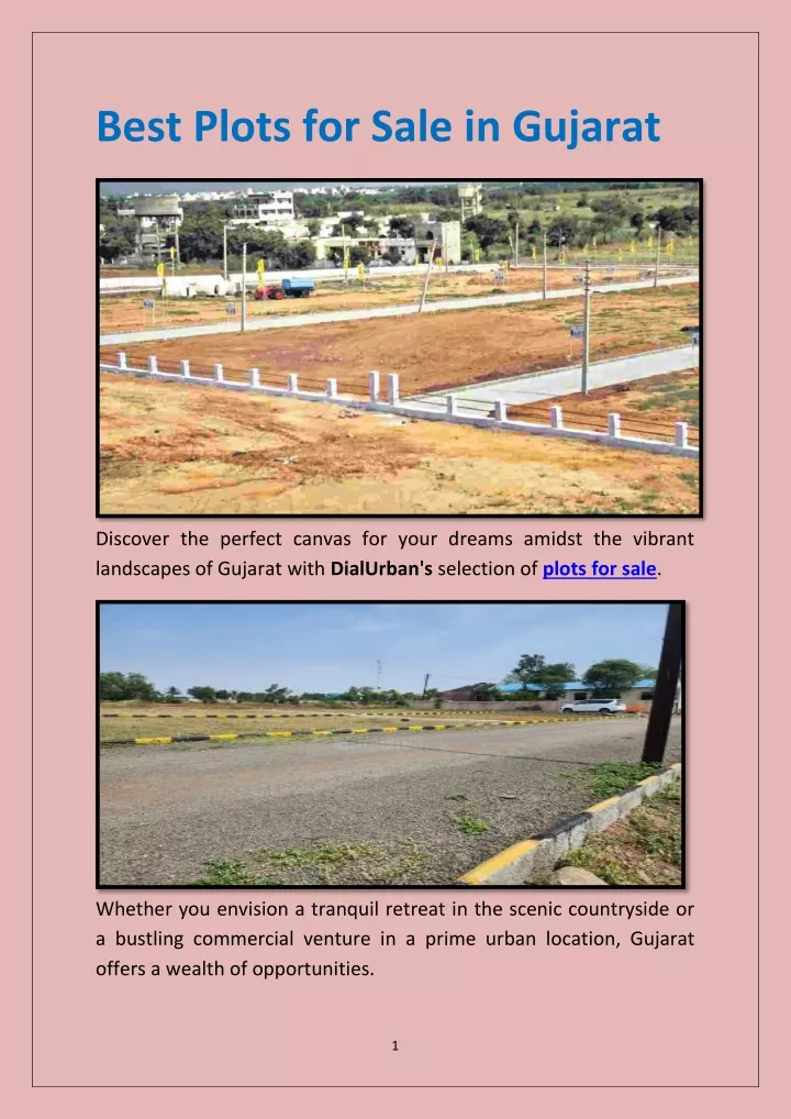 best plots for sale in gujarat