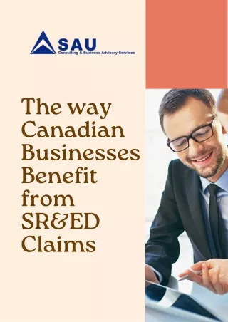 The way Canadian Businesses Benefit from SR&ED Claims