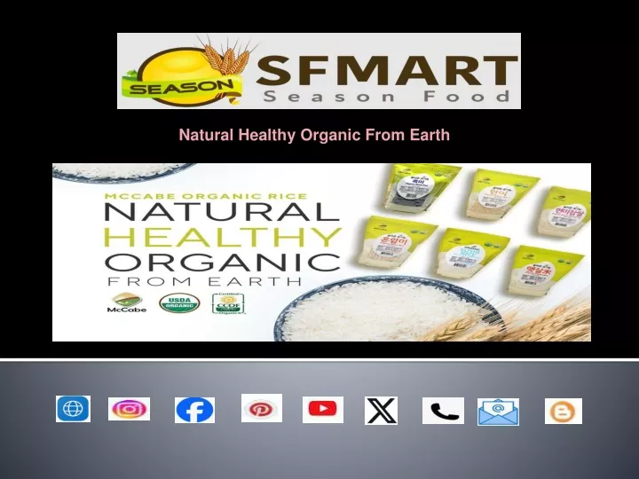 natural healthy organic from earth