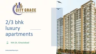 Aditya City Grace | 2/3 Bhk Luxury Apartments |NH24, Ghaziabad