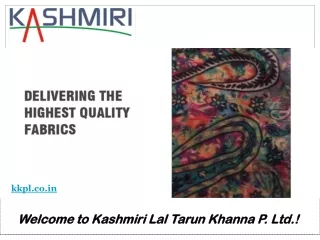 Blazer fabrics suppliers in India