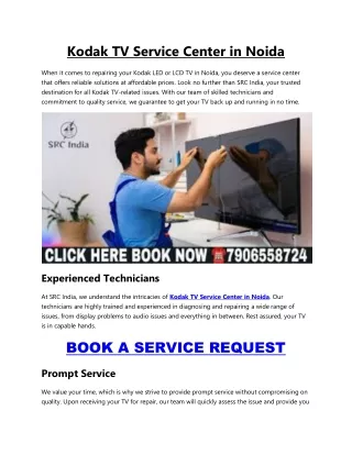 Kodak TV Service Center in Noida (1)