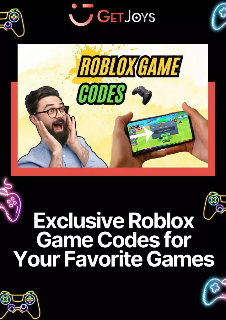 exclusive roblox game codes for your favorite